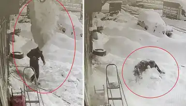 Çatıdan Düşen Kar, İşçiyi Yaraladı