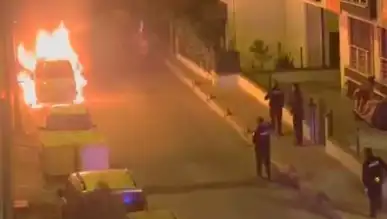 Park Halindeki Araçta Yangın!